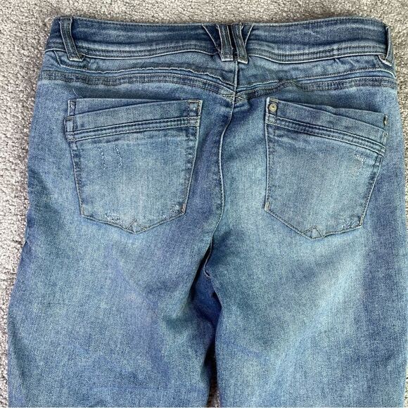 Democracy Jeans Women's 8 Blue Ankle Skinny Mid-Rise Light Denim - Picture 5 of 13